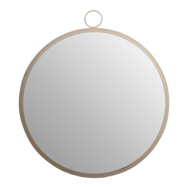 Orsina Karval Round Wall Mirror – Gold Finish Frame Decorative Accent