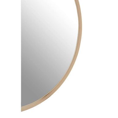 Orsina Karval Round Wall Mirror – Gold Finish Frame Decorative Accent
