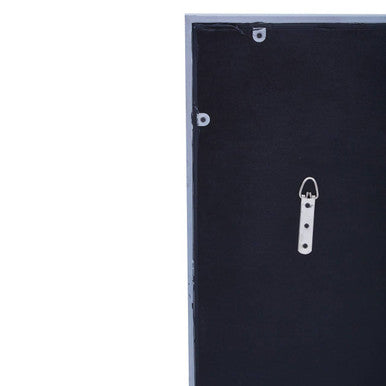 Orsina Oriel Grid Wall Mirror | Silver Finish Contemporary Geometric Frame
