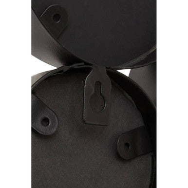 Orsina Persephone Black Multi Circles Wall Mirror – Modern Geometric Art