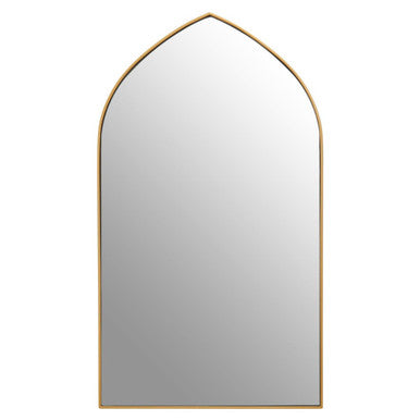 Orsina Matera Gold Arched Wall Mirror – Modern Decorative Dome Mirror