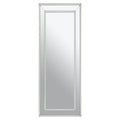 Orsina Yula Rectangular Wall Mirror | Silver Finish Bevelled Frame