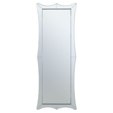 Orsina Yula Curved Rectangular Wall Mirror | Inverted Arch Design