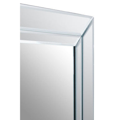 Orsina Sana Large Rectangular Wall Mirror – Double Bevelled Edge