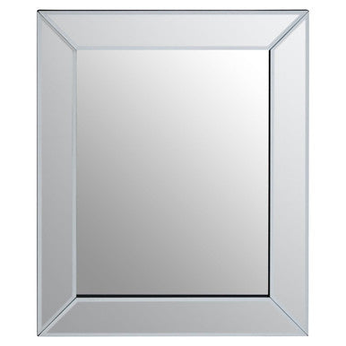 Orsina Sana Small Rectangular Wall Mirror – Bevelled Glass Frame