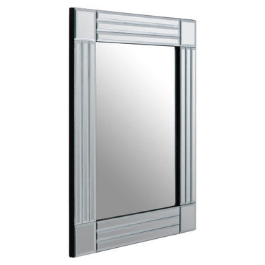 Orsina Sana Small Triple Panel Wall Mirror – Modern Geometric Decor