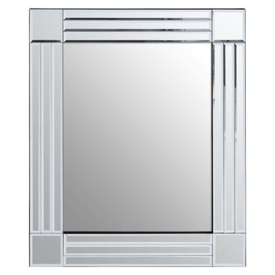 Orsina Sana Small Triple Panel Wall Mirror – Modern Geometric Decor
