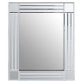 Orsina Sana Small Triple Panel Wall Mirror – Modern Geometric Decor