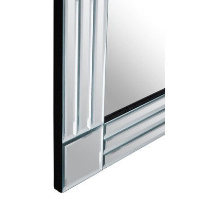 Orsina Sana Small Triple Panel Wall Mirror – Modern Geometric Decor