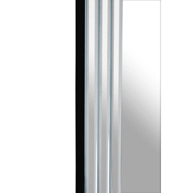 Orsina Sana Small Triple Panel Wall Mirror – Modern Geometric Decor