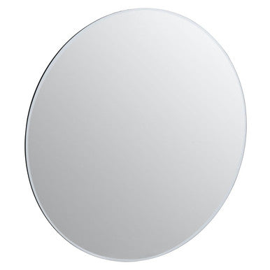 Orsina Sana Large Round Wall Mirror – Modern Minimalist Mirrored Frame