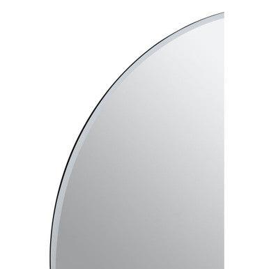 Orsina Sana Large Round Wall Mirror – Modern Minimalist Mirrored Frame
