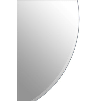 Orsina Sana Large Round Wall Mirror – Modern Minimalist Mirrored Frame