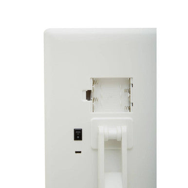 Orsina Cassini Tri-Fold LED Makeup Mirror – White Tabletop Vanity