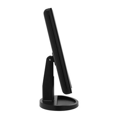 Orsina Cassini Tri-Fold LED Makeup Mirror – Black Tabletop Vanity
