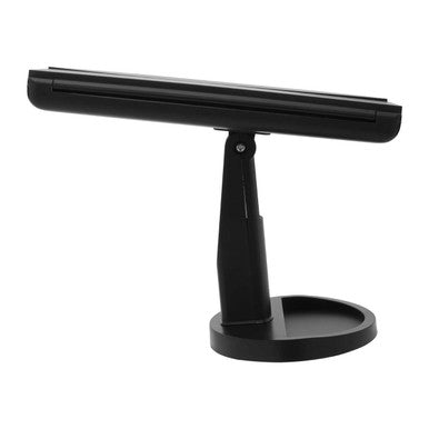 Orsina Cassini Tri-Fold LED Makeup Mirror – Black Tabletop Vanity