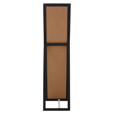 Orsina Holmes Silver Floor Mirror – Full-Length Contemporary Wood Frame
