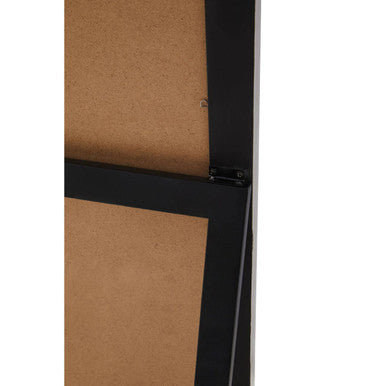 Orsina Holmes Silver Floor Mirror – Full-Length Contemporary Wood Frame