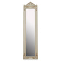 Orsina Holmes Champagne Floor Mirror – Full-Length Wooden Frame