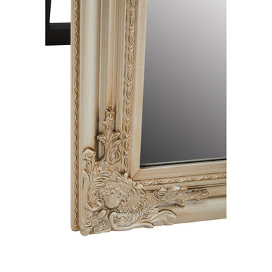 Orsina Holmes Champagne Floor Mirror – Full-Length Wooden Frame