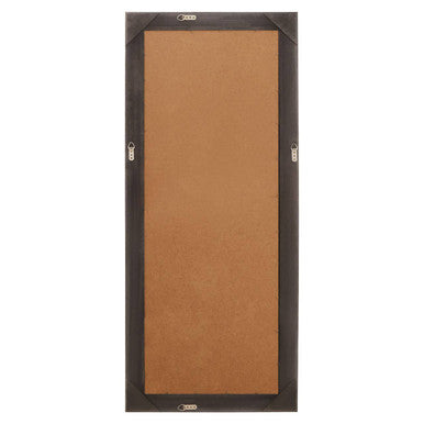 Orsina Holmes Champagne Wall Mirror – Small Wooden Frame Rectangular