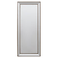 Orsina Holmes Champagne Wall Mirror – Small Wooden Frame Rectangular