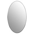 Orsina Cora Oval Wall Mirror – Modern Black Frame Minimalist Decor