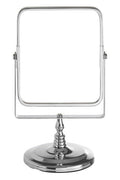 Orsina Cassini Chrome Table Mirror | Dual-Sided 2x Magnifying Vanity