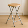 Orsina Hinata Folding Stool – Wood Veneer Seat & Space-Saving Design