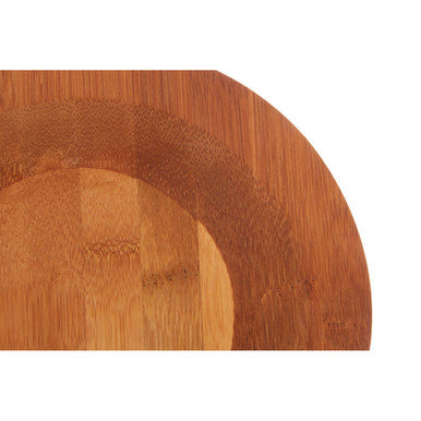 Orsina Bamboo Board and Mezzaluna Herb Chopper Set with Dual Blade
