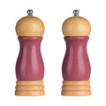 Orsina Pink High Gloss Salt and Pepper Mill Set – Wooden Grinders