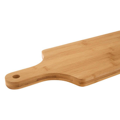 Orsina Aleki Large Bamboo Paddle Chopping and Serving Board