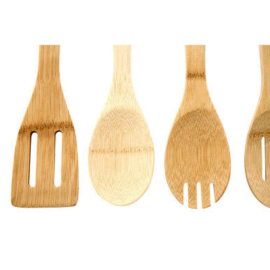 Orsina Aleki 6-Piece Bamboo Kitchen Utensil Set for Nonstick Cookware