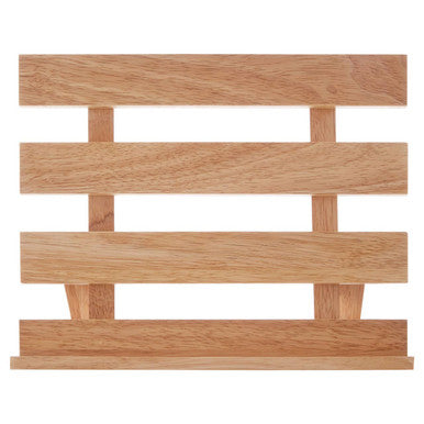 Orsina Nash Rubber Wood Cook Book Stand | Foldable Tablet Holder