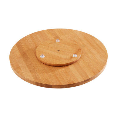 Orsina Aleki Bamboo Lazy Susan | Rotating Kitchen Table Turntable