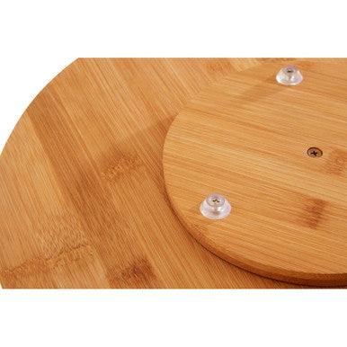 Orsina Aleki Bamboo Lazy Susan | Rotating Kitchen Table Turntable