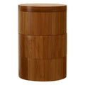 Orsina Bessan Bamboo 3-Tier Stackable Cylindrical Storage Set