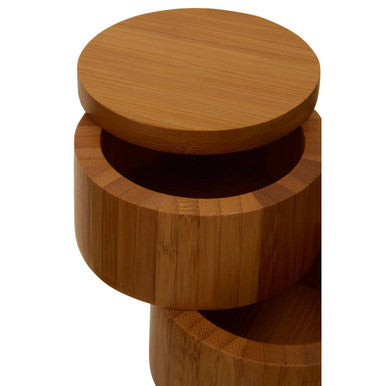 Orsina Bessan Bamboo 3-Tier Stackable Cylindrical Storage Set