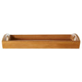 Orsina Aleki Bamboo Serving Tray with Handles – Natural Wood Finish
