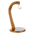 Orsina Aleki Bamboo Banana Hanger – Natural Wood Fruit Stand Hook