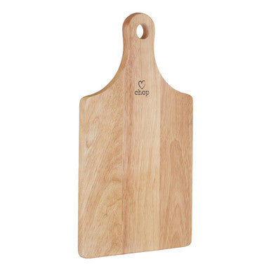 Orsina Large Rubberwood Paddle Chopping and Serving Board – 18 Inch