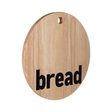 Orsina Rubberwood Bread Board – Durable 2cm Thick Slicing & Serving Tray