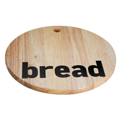 Orsina Rubberwood Bread Board – Durable 2cm Thick Slicing & Serving Tray