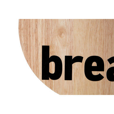 Orsina Rubberwood Bread Board – Durable 2cm Thick Slicing & Serving Tray
