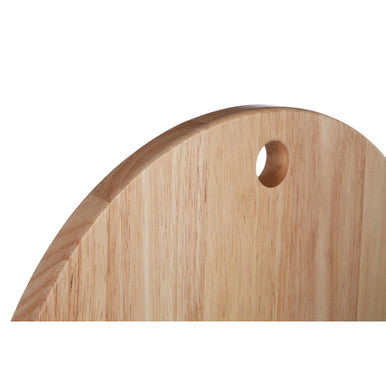 Orsina Rubberwood Bread Board – Durable 2cm Thick Slicing & Serving Tray