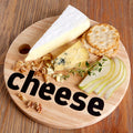 Orsina Mono Wooden Cheese Board – Durable Serving and Charcuterie Platter