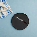 Orsina Bessan Medium Round Black Fir Wood Serving Tray – 14 Inch