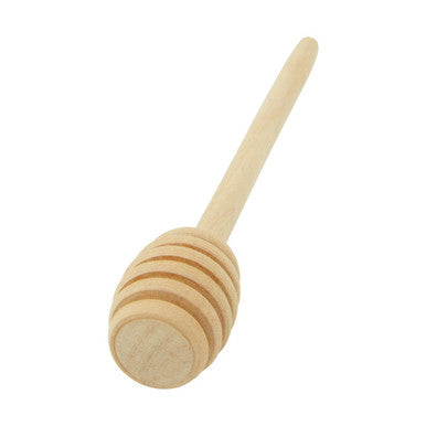 Orsina Bessan Wooden Honey Dipper – Natural Wood Drizzle Tool