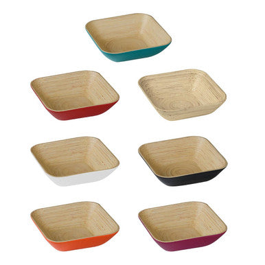 Orsina Kyoto Red Salad Bowl – Durable Spun Bamboo Serving Bowl