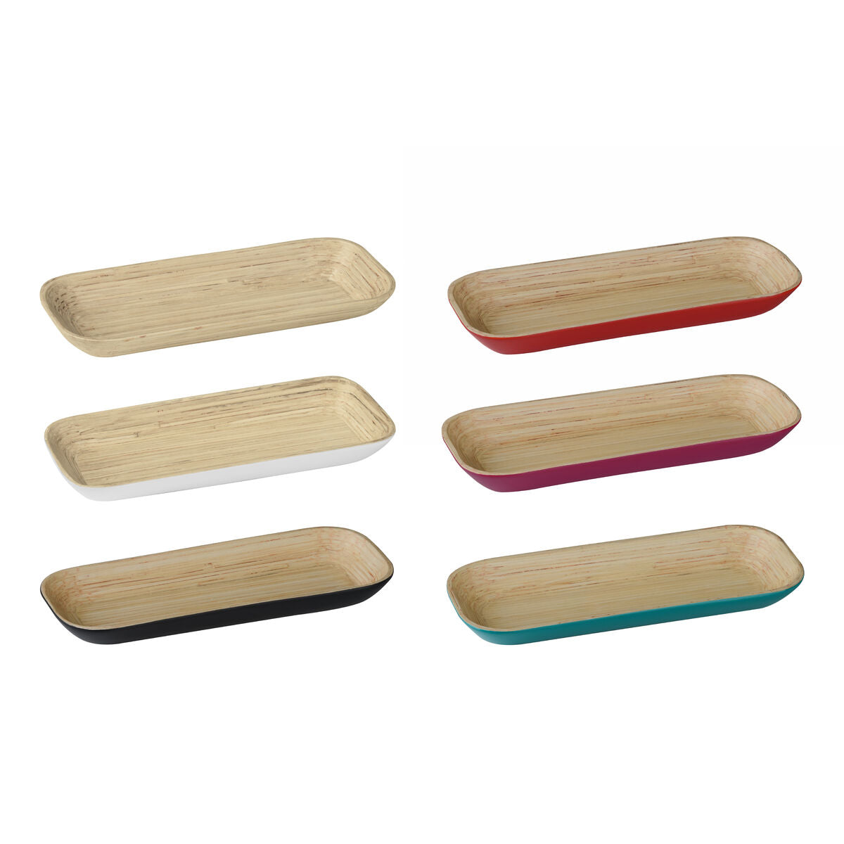 Orsina Kyoto Red Small Serving Tray | Spun Bamboo Kitchenware